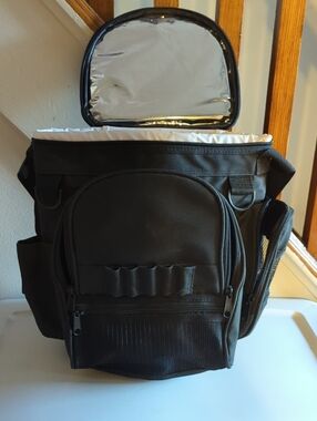 Insulated Black Lunch Cooler